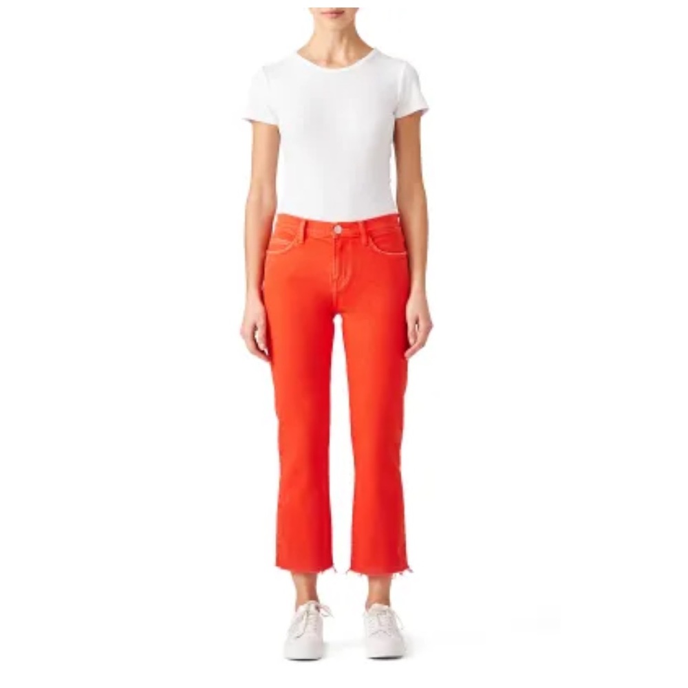 NWOT Current/Elliott The Kick Jeans in Red Size 26 Z576